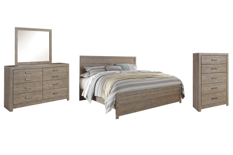 Culverbach Panel Bed, Dresser, Mirror, Chest & Nightstand, Bedroom Set