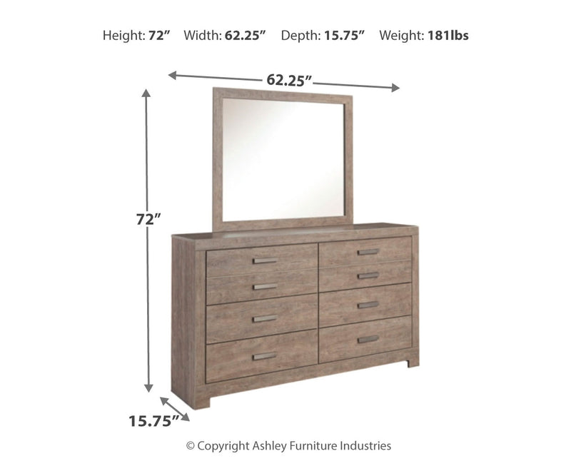 Culverbach Panel Bed, Dresser, Mirror, Chest & Nightstand, Bedroom Set