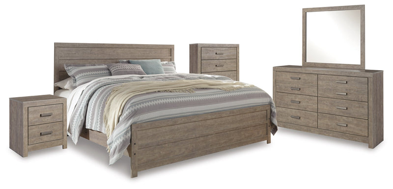 Culverbach Panel Bed, Dresser, Mirror, Chest & Nightstand, Bedroom Set