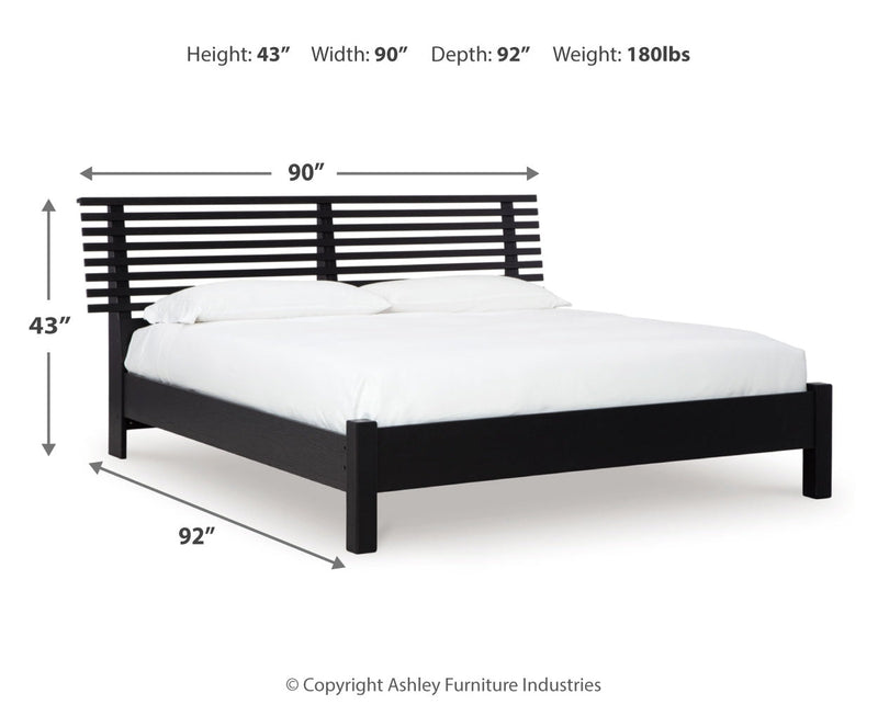 Danziar Bed, Dresser, Mirror, Chest & Nightstand, Bedroom Set