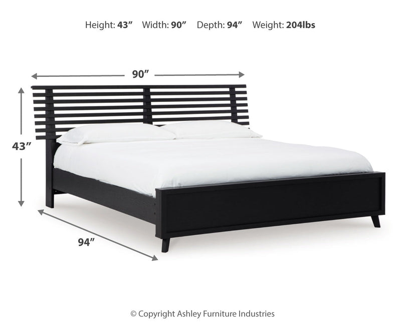 Danziar Bed, Dresser, Mirror, Chest & Nightstand, Bedroom Set