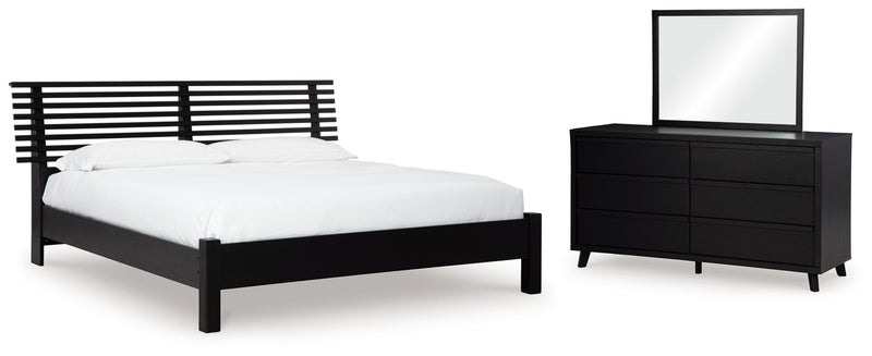 Danziar Bed, Dresser, Mirror, Chest & Nightstand, Bedroom Set