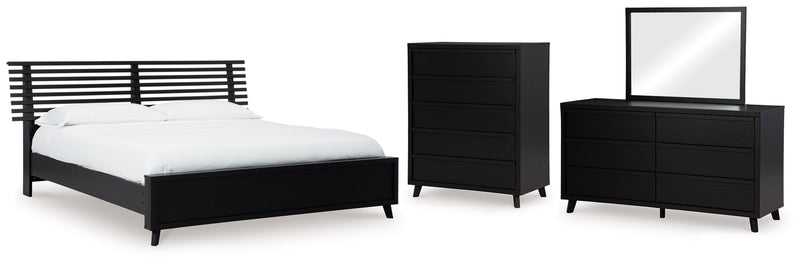 Danziar Bed, Dresser, Mirror, Chest & Nightstand, Bedroom Set