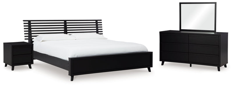 Danziar Bed, Dresser, Mirror, Chest & Nightstand, Bedroom Set