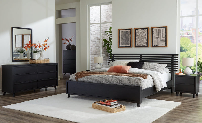Danziar Bed, Dresser, Mirror, Chest & Nightstand, Bedroom Set