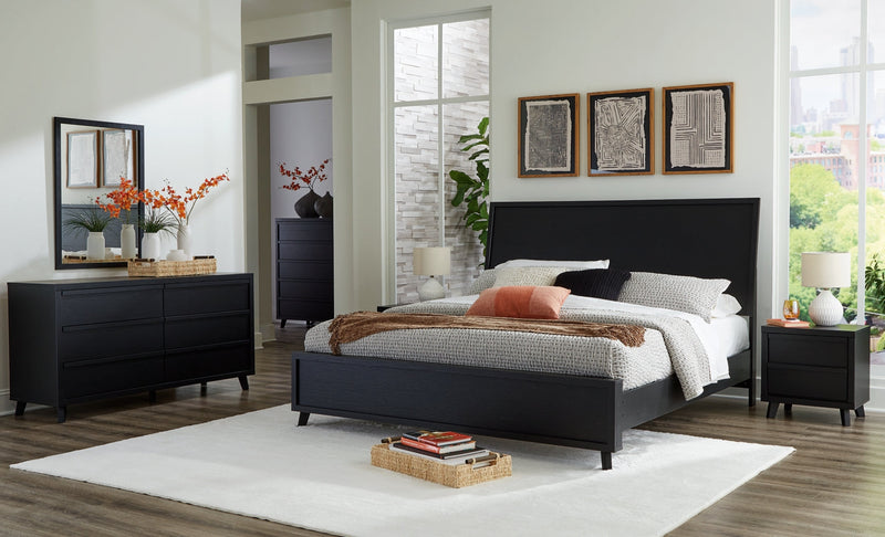 Danziar Bed, Dresser, Mirror, Chest & Nightstand, Bedroom Set