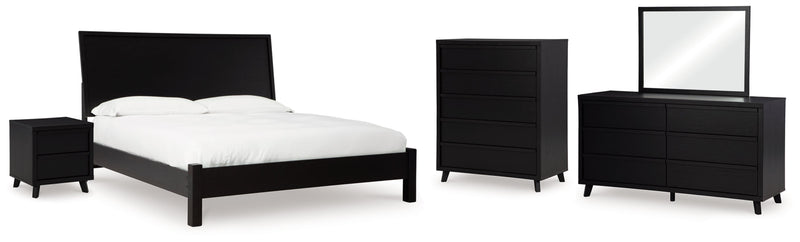 Danziar Bed, Dresser, Mirror, Chest & Nightstand, Bedroom Set