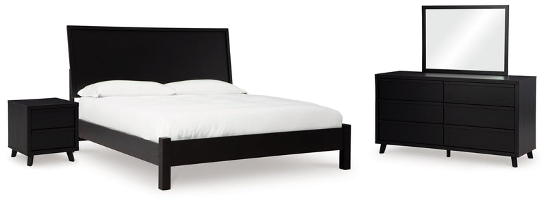Danziar Bed, Dresser, Mirror, Chest & Nightstand, Bedroom Set