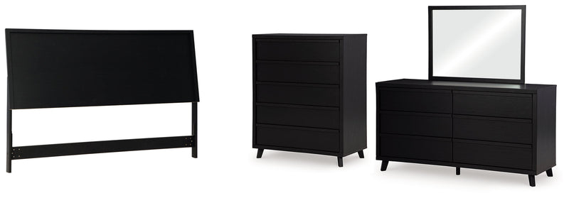 Danziar Bed, Dresser, Mirror, Chest & Nightstand, Bedroom Set