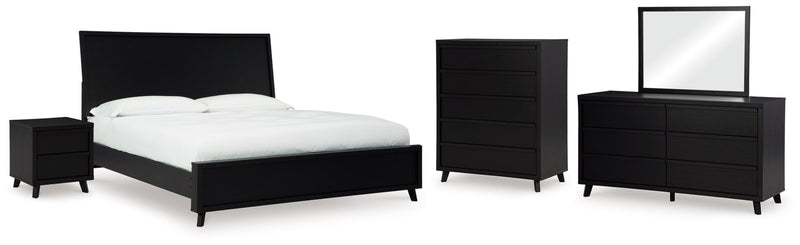Danziar Bed, Dresser, Mirror, Chest & Nightstand, Bedroom Set
