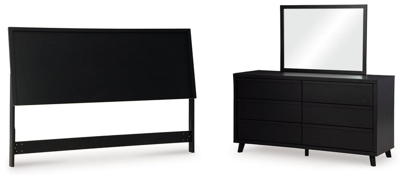 Danziar Bed, Dresser, Mirror, Chest & Nightstand, Bedroom Set