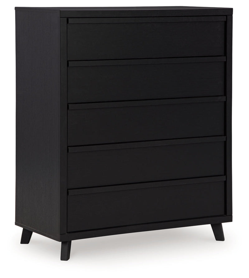 Danziar Bed, Dresser, Mirror, Chest & Nightstand, Bedroom Set