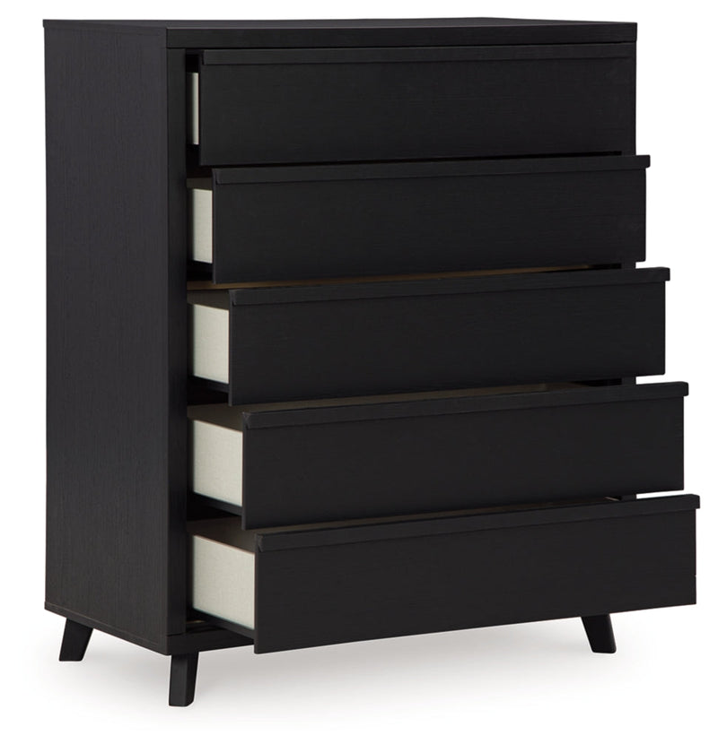 Danziar Bed, Dresser, Mirror, Chest & Nightstand, Bedroom Set