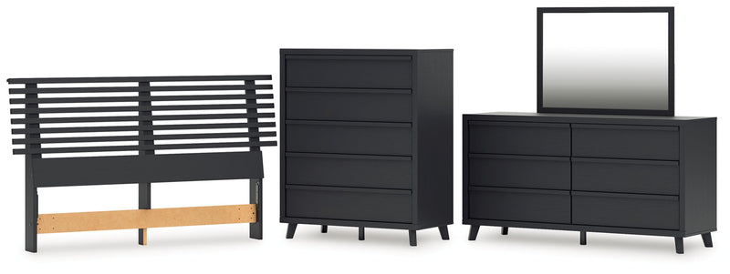 Danziar Bed, Dresser, Mirror, Chest & Nightstand, Bedroom Set