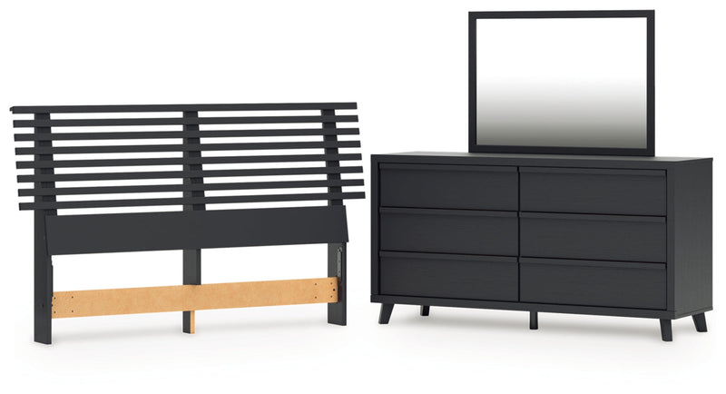Danziar Bed, Dresser, Mirror, Chest & Nightstand, Bedroom Set