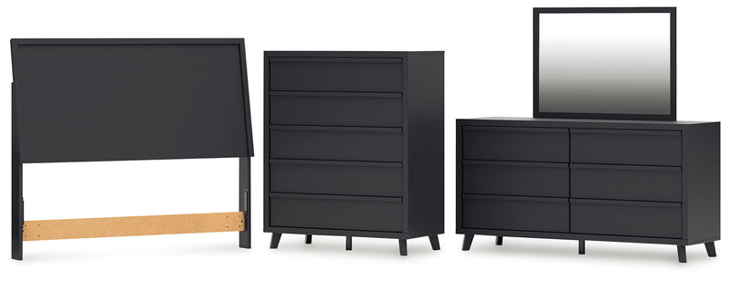 Danziar Bed, Dresser, Mirror, Chest & Nightstand, Bedroom Set