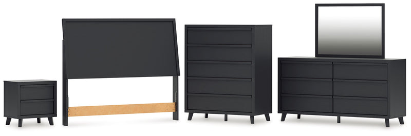 Danziar Bed, Dresser, Mirror, Chest & Nightstand, Bedroom Set