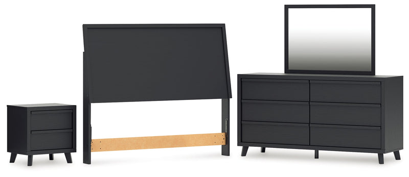 Danziar Bed, Dresser, Mirror, Chest & Nightstand, Bedroom Set