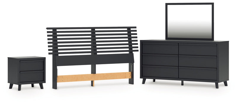Danziar Bed, Dresser, Mirror, Chest & Nightstand, Bedroom Set