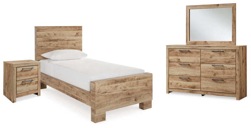 Hyanna Panel Bed, Dresser, Mirror, Chest & Nightstand, Bedroom Set