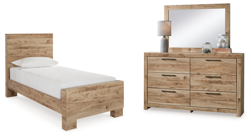 Hyanna Panel Bed, Dresser, Mirror, Chest & Nightstand, Bedroom Set