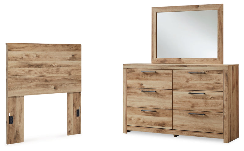 Hyanna Panel Bed, Dresser, Mirror, Chest & Nightstand, Bedroom Set