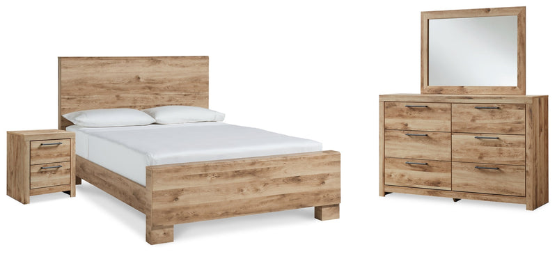 Hyanna Panel Bed, Dresser, Mirror, Chest & Nightstand, Bedroom Set