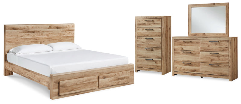 Hyanna Panel Bed, Dresser, Mirror, Chest & Nightstand, Bedroom Set