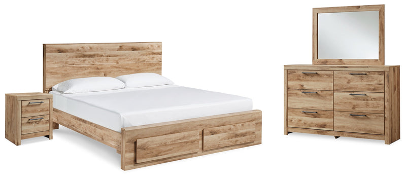 Hyanna Panel Bed, Dresser, Mirror, Chest & Nightstand, Bedroom Set
