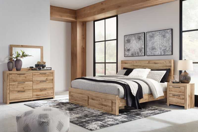 Hyanna Panel Bed, Dresser, Mirror, Chest & Nightstand, Bedroom Set