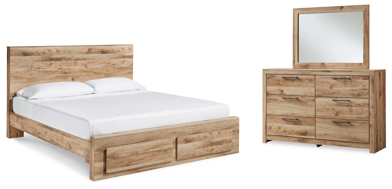 Hyanna Panel Bed, Dresser, Mirror, Chest & Nightstand, Bedroom Set