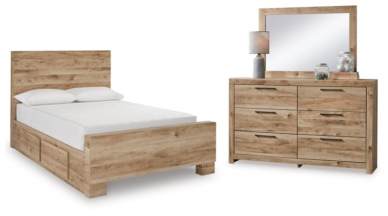 Hyanna Panel Bed, Dresser, Mirror, Chest & Nightstand, Bedroom Set