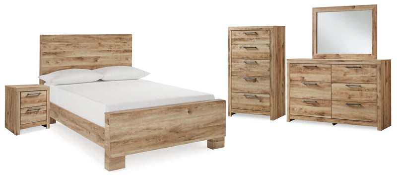 Hyanna Panel Bed, Dresser, Mirror, Chest & Nightstand, Bedroom Set