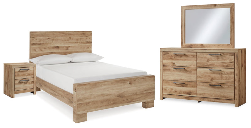 Hyanna Panel Bed, Dresser, Mirror, Chest & Nightstand, Bedroom Set