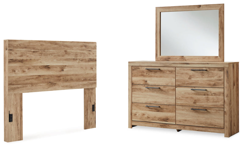 Hyanna Panel Bed, Dresser, Mirror, Chest & Nightstand, Bedroom Set