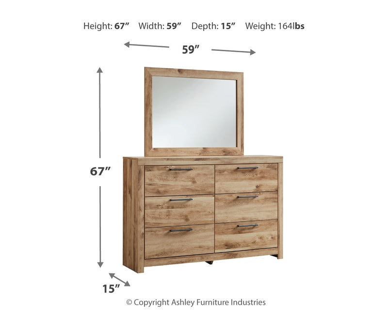 Hyanna Panel Bed, Dresser, Mirror, Chest & Nightstand, Bedroom Set