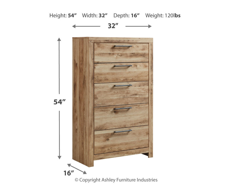 Hyanna Panel Bed, Dresser, Mirror, Chest & Nightstand, Bedroom Set