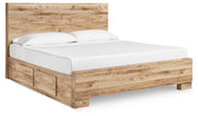 Hyanna Beds King Panel Bed with 2 Side Storage (CI)