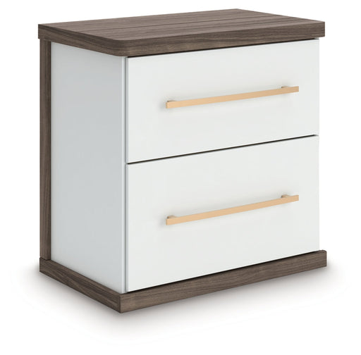 Mazilar Two Drawer Night Stand Default Title