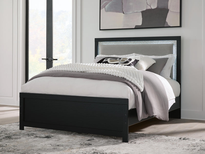 Raechalla Upholstered Panel Bed