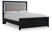 Raechalla Upholstered Panel Bed Default Title