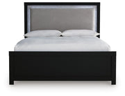 Raechalla Upholstered Panel Bed