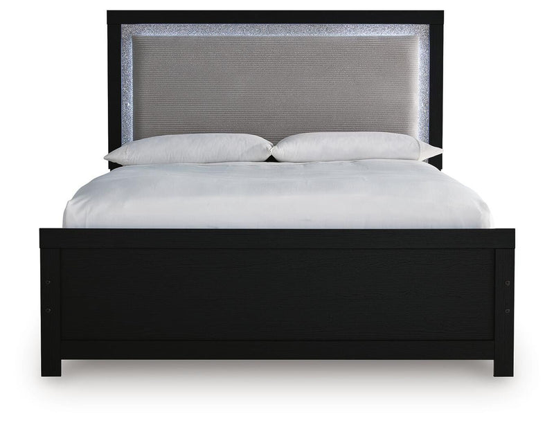 Raechalla Upholstered Panel Bed