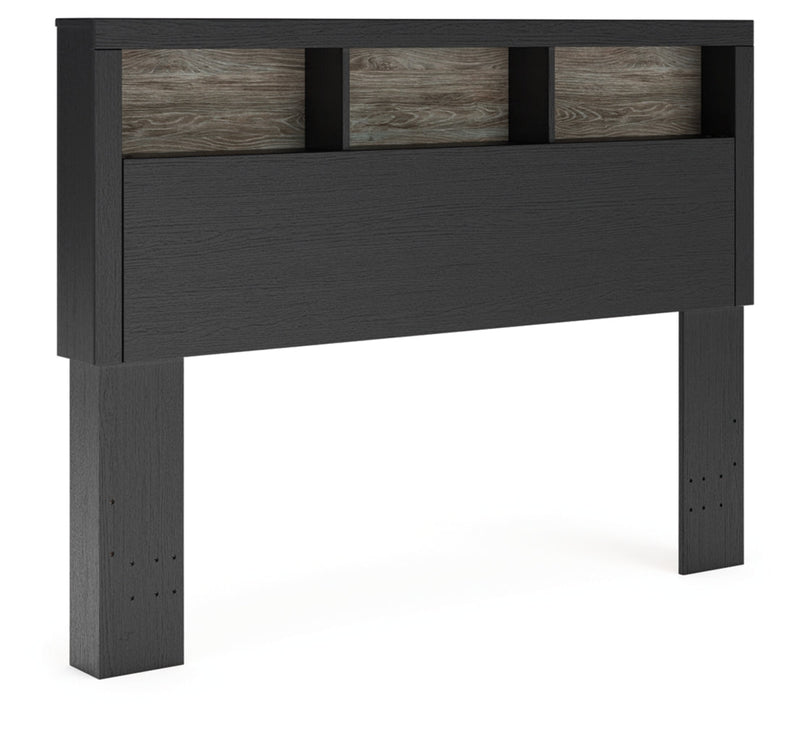 Jonnifer Lighted Bookcase HDBD Queen