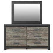Broachmyn Mirrored Dressers Black Gray