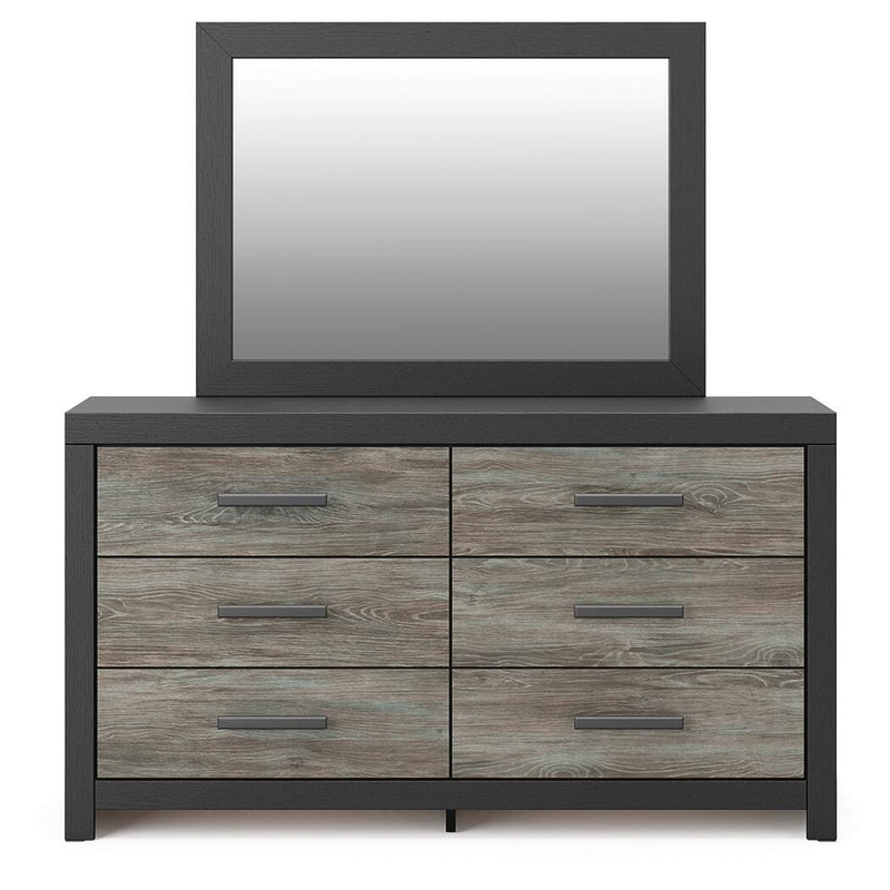 Broachmyn Mirrored Dressers Black Gray