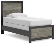 Broachmyn Beds Twin Black Gray