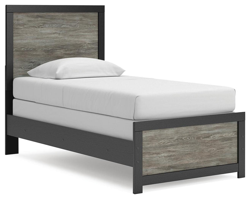 Broachmyn Beds Twin Black Gray