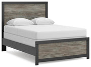 Broachmyn Beds Full Black Gray