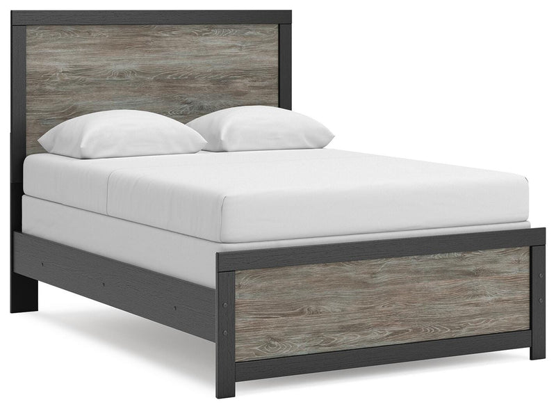 Broachmyn Beds Full Black Gray
